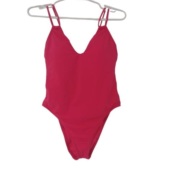 SHADE SHORE, polyester bikinis, pink, for women, size M. NWOT. - Picture 1 of 6